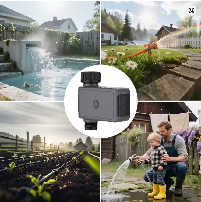 Automatic watering timer for lawns gardens and raised beds